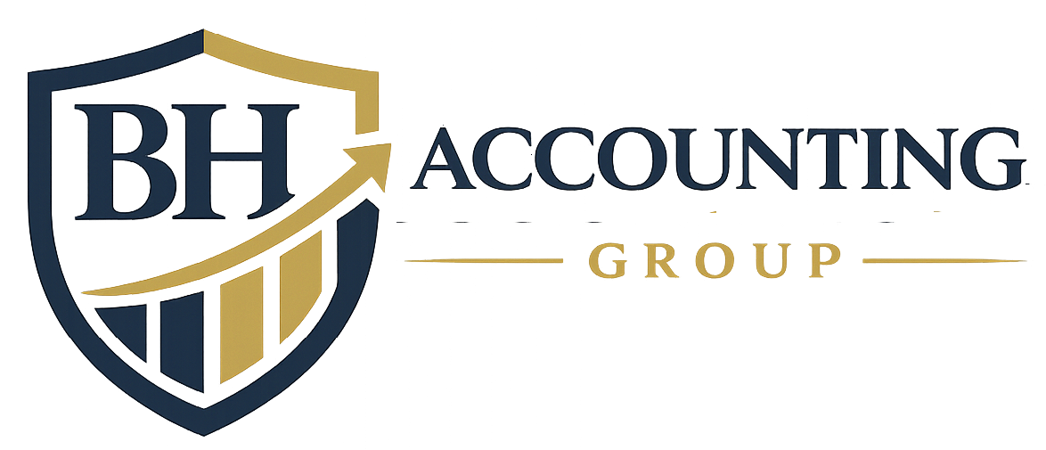 BH Accounting Group — BH shield and wordmark